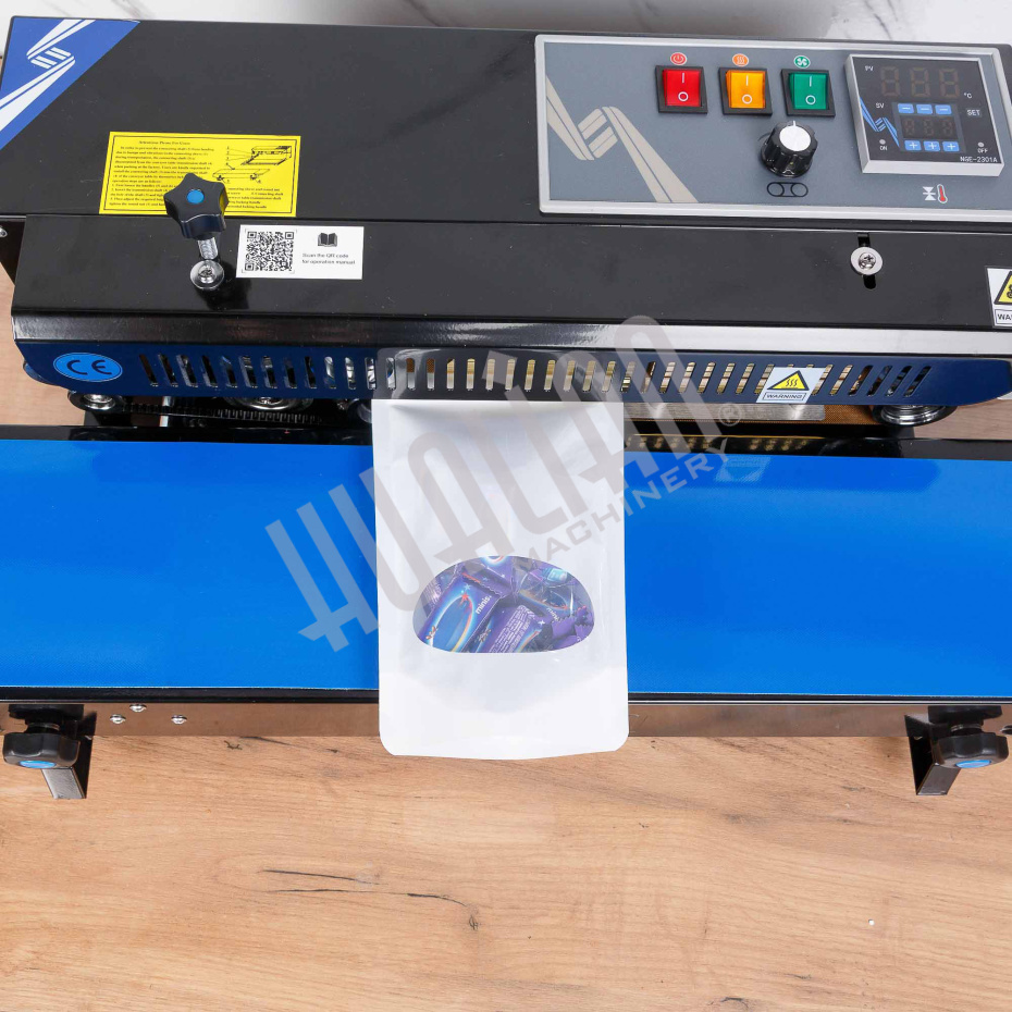 Роликовый (конвейерный) запайщик с правой подачей FRD-750E (горизонт.) Hualian - Купить с доставкой по всей России - 6