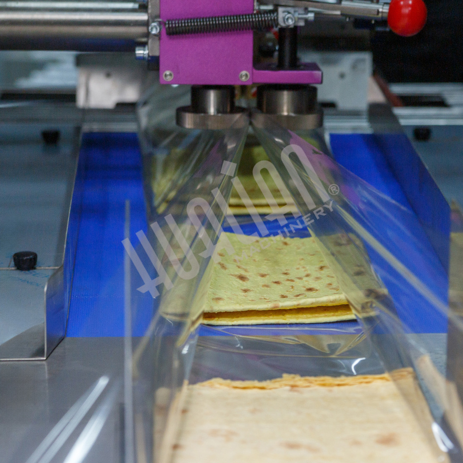 Горизонтальная упаковочная машина DXDZ-600XD (3 серв., H-110 мм, L не огр., W 145-285 мм, HL-1108, круг. отв., подбой, прок. пакета) Hualian - Купить с доставкой по всей России - 19