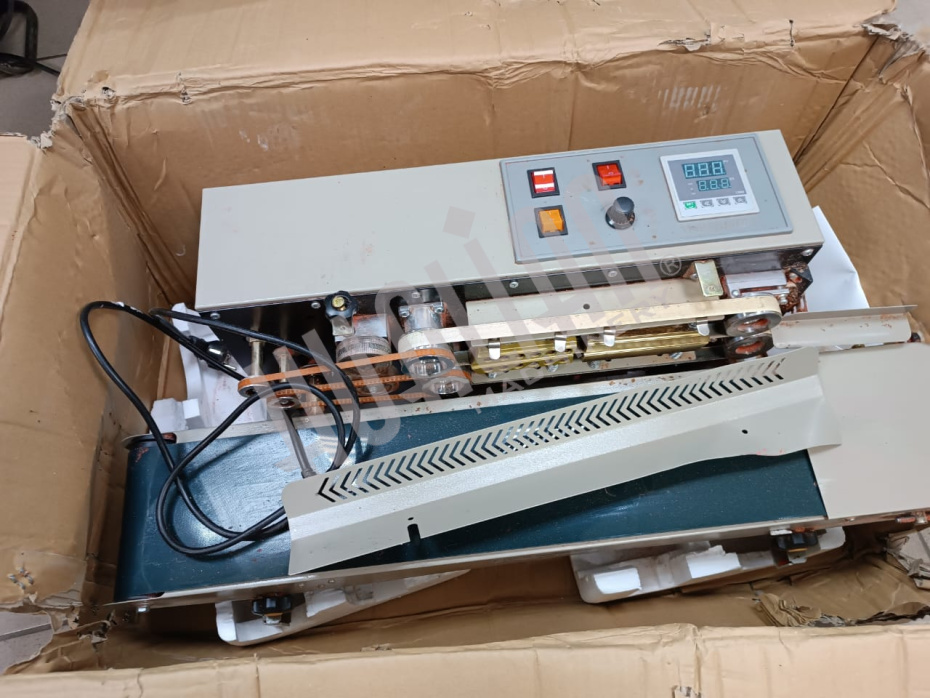 Роликовый (конвейерный) запайщик горизонтального типа DBF-900 LOW COST (Выставочный образец) Hualian - Купить с доставкой по всей России - 3