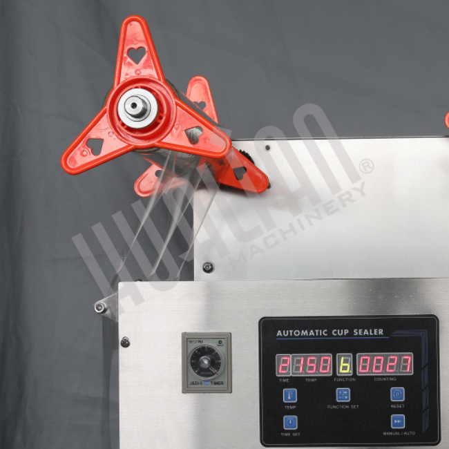 Автоматический запайщик лотков HL-95A с газонаполнением (под стакан d 95 мм) Hualian - Купить с доставкой по всей России - 2