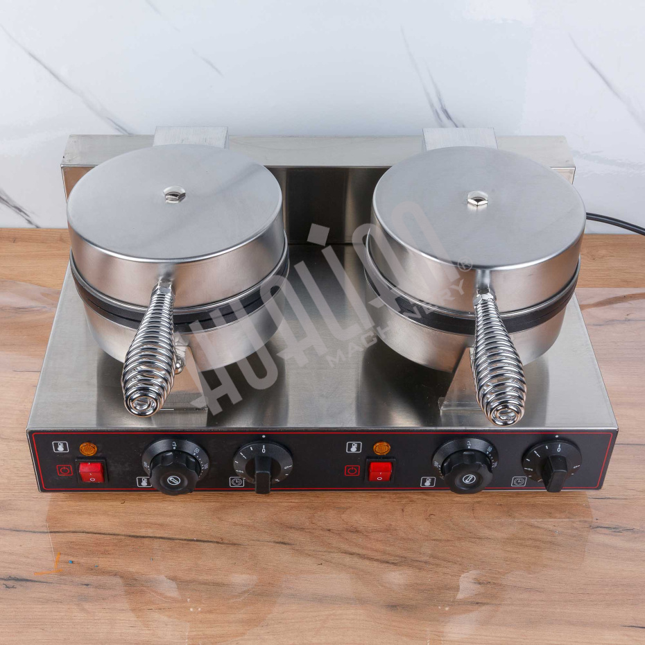 Вафельница для объемных вафель HWB-2 (2 секции, круг) Hualian - Купить с доставкой по всей России - 10