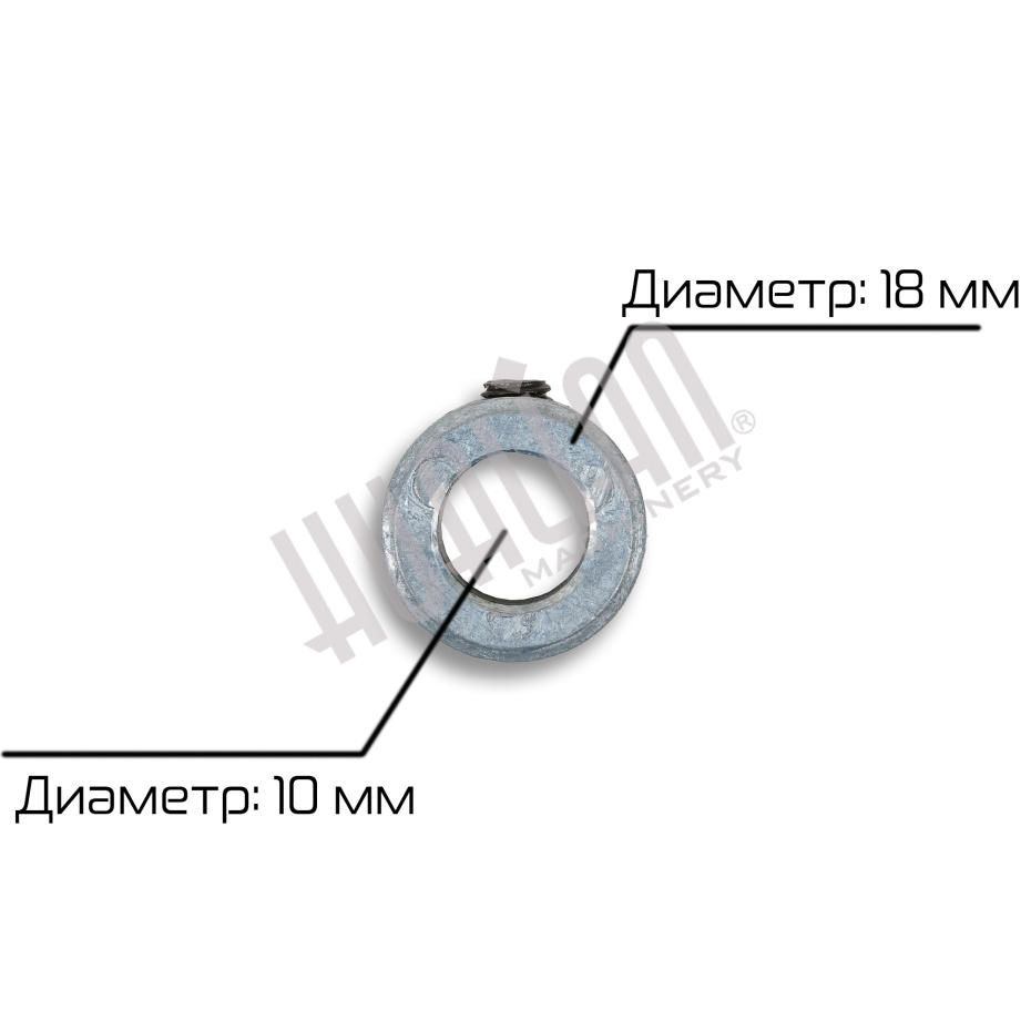 Гайка фиксации вала нижних роликов подачи для MY-380F Hualian - Купить с доставкой по всей России - 4