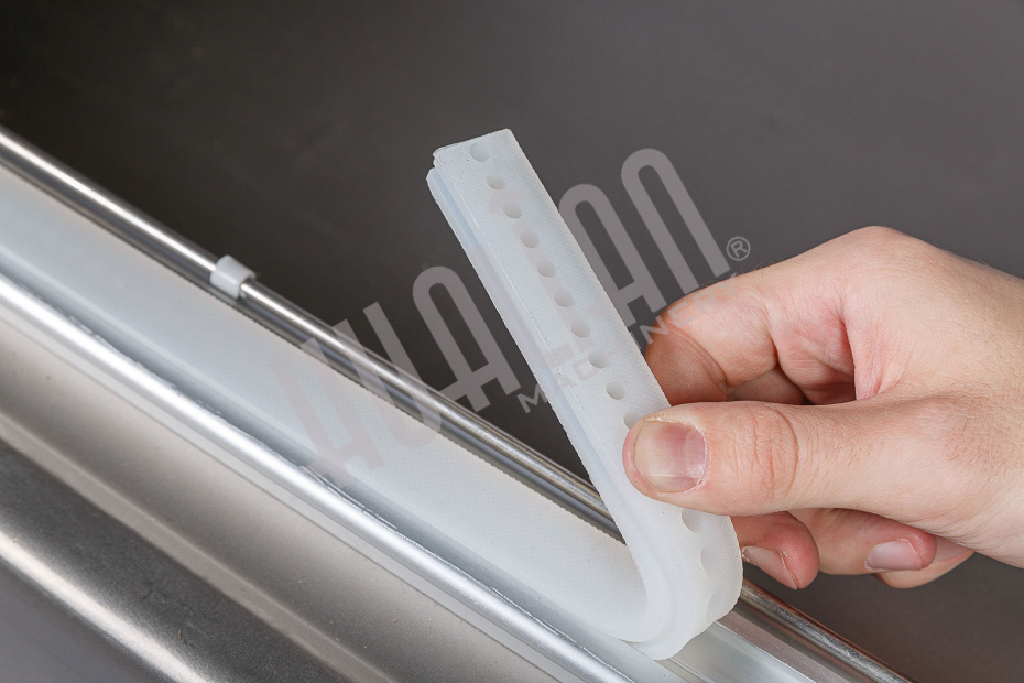 Напольная двухкамерная вакуум-упаковочная машина DZ-500/2SB SS (нерж.) Hualian - Купить с доставкой по всей России - 14