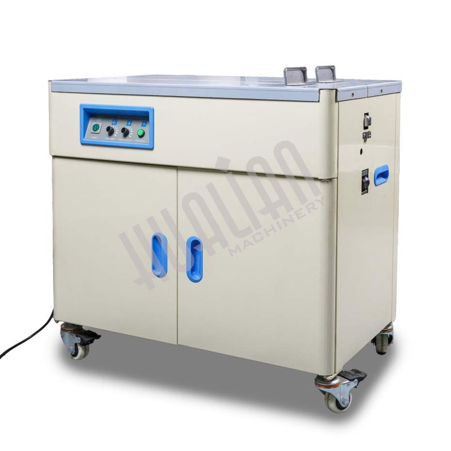 Полуавтоматическая стрейпинг-машина (закрытый стол) KZB-10H Hualian - Купить с доставкой по всей России - 33