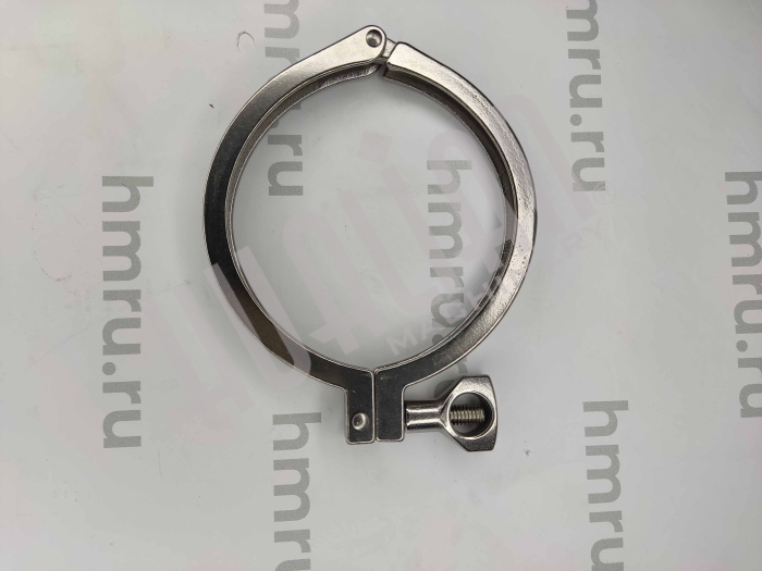 Хомут быстроразъёмного соединения CLAMP SMS 4" (120 мм) Hualian - Купить с доставкой по всей России