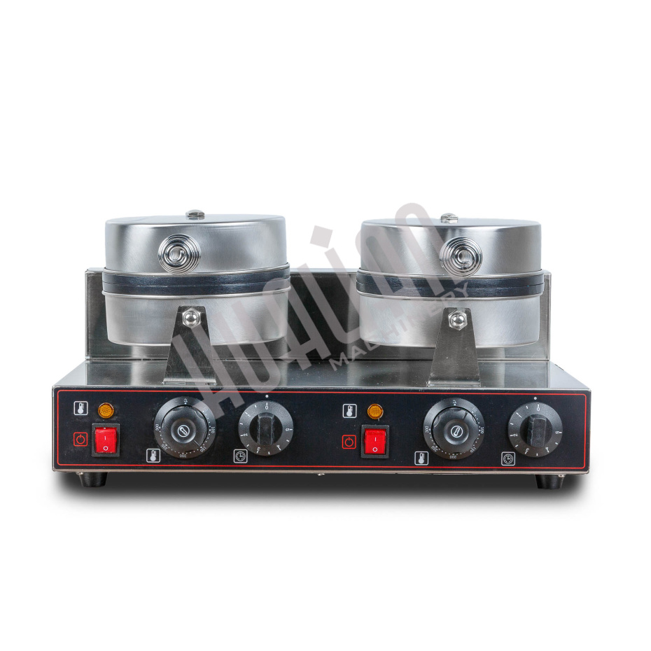 Вафельница для объемных вафель HWB-2 (2 секции, круг) Hualian - Купить с доставкой по всей России