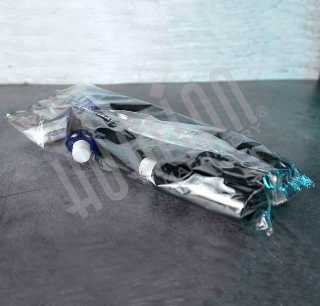 Горизонтальная упаковочная машина DXDZ-450XD NEW (H-70mm, bag L 130-450mm, S 400mm, рег.форм, транспортёр на выходе, вставки в трансп) Hualian - Купить с доставкой по всей России - 4