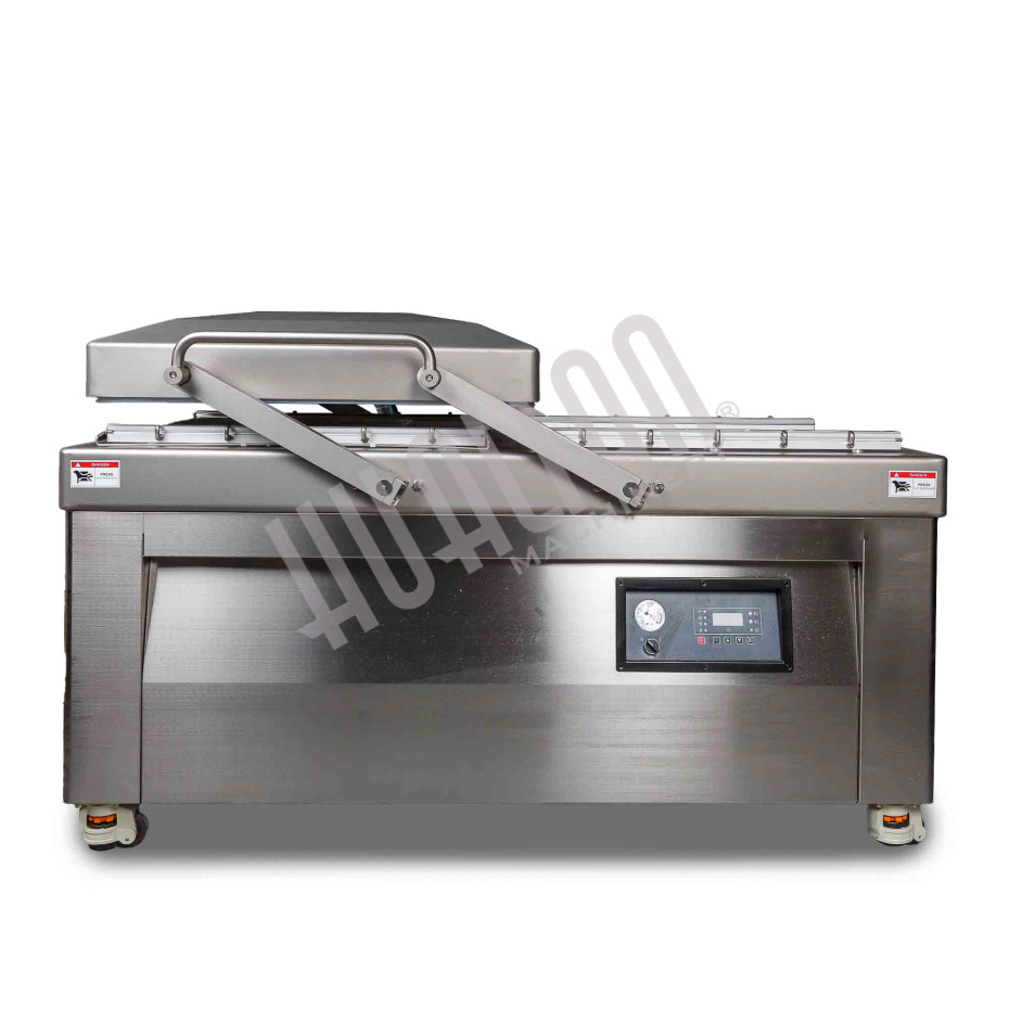 Напольный вакуумный упаковщик HVC-720S/2B-G (нерж., газ) Hualian - Купить с доставкой по всей России