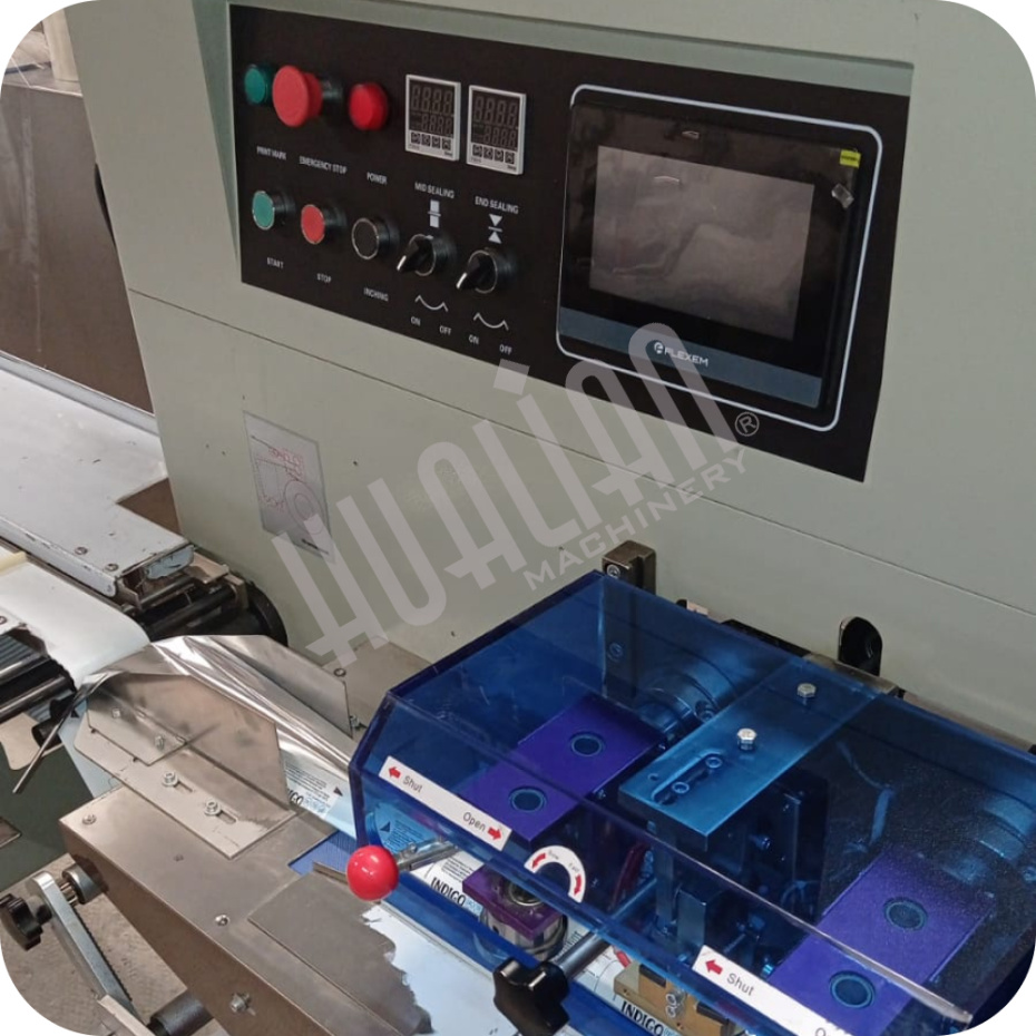 Горизонтальная упаковочная машина DXDZ-250XD NEW (W 80, S 280, рег. форм., L 120-280, H 40) (Выставочный образец) Hualian - Купить с доставкой по всей России - 4