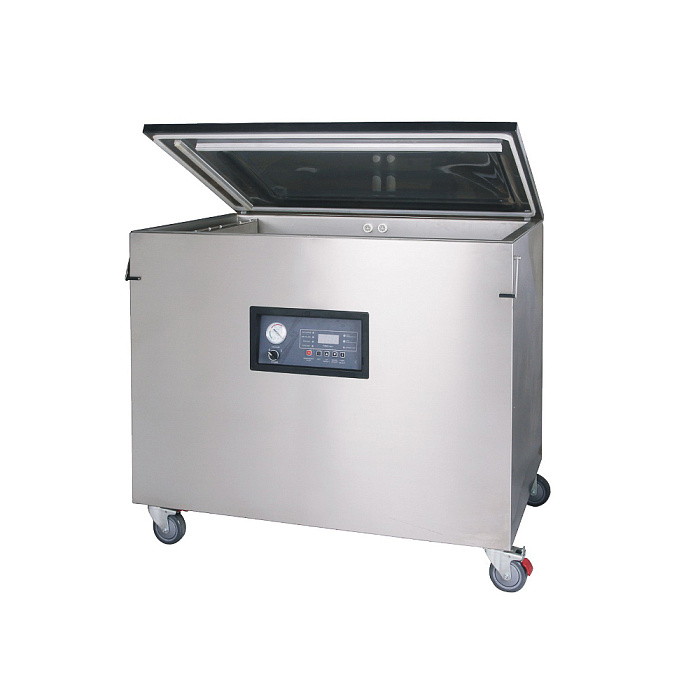 Напольный вакуумный упаковщик DZQ-900/2L (нерж., газ) Hualian - Купить с доставкой по всей России