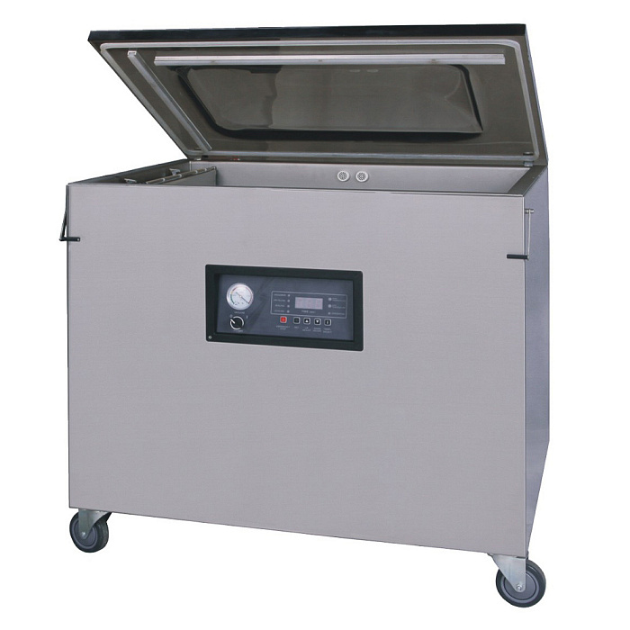 Напольный вакуумный упаковщик DZ-800/2L (нерж.) Hualian - Купить с доставкой по всей России