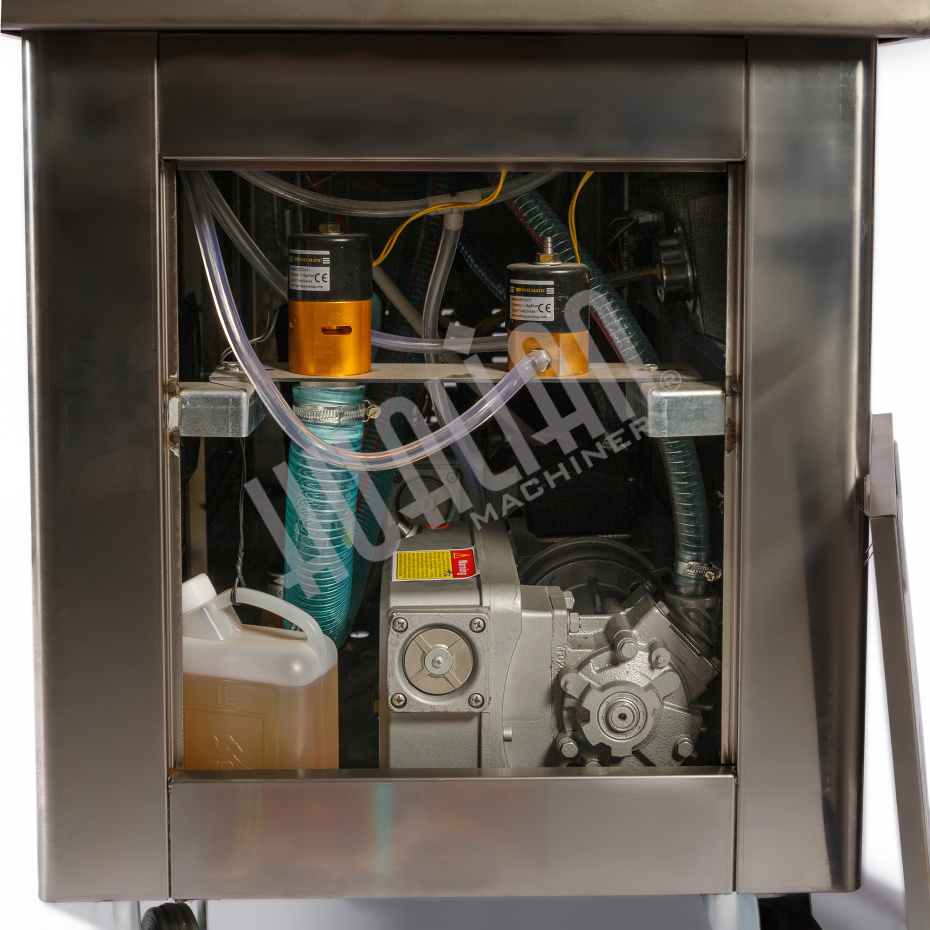 Напольная двухкамерная вакуум-упаковочная машина DZQ-500/2SB SS (нерж., газ) Hualian - Купить с доставкой по всей России - 9