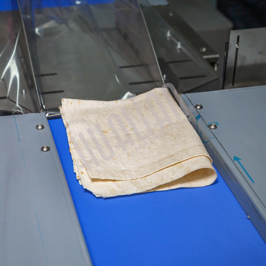 Горизонтальная упаковочная машина DXDZ-600XD (3 servo, лент. 280 мм, рег. форм., min bag L 130, H max. 65, трансп.попереч.запайки) Hualian - Купить с доставкой по всей России - 2