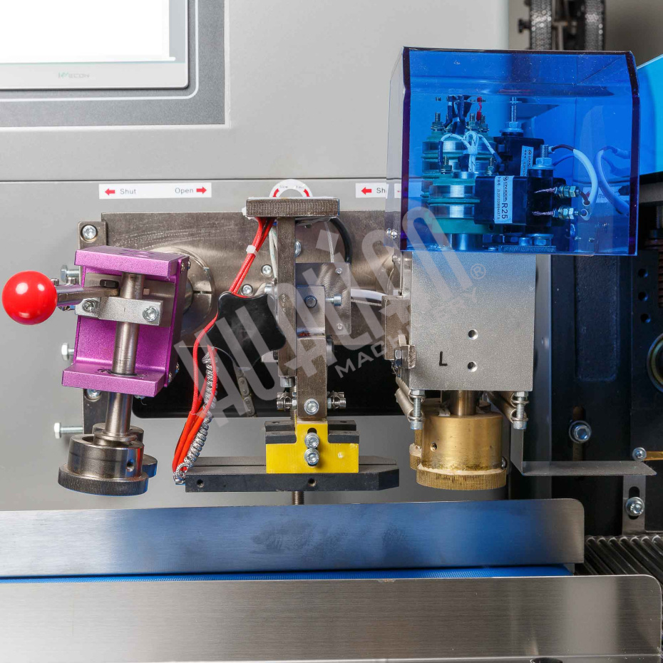 Автоматическая горизонтальная упаковочная машина DXDZ-600XD под ВПП (3 servo, лент. 250 мм, рег. форм., min bag L 130, H 120, трансп.попереч.запайки) Hualian - Купить с доставкой по всей России - 17