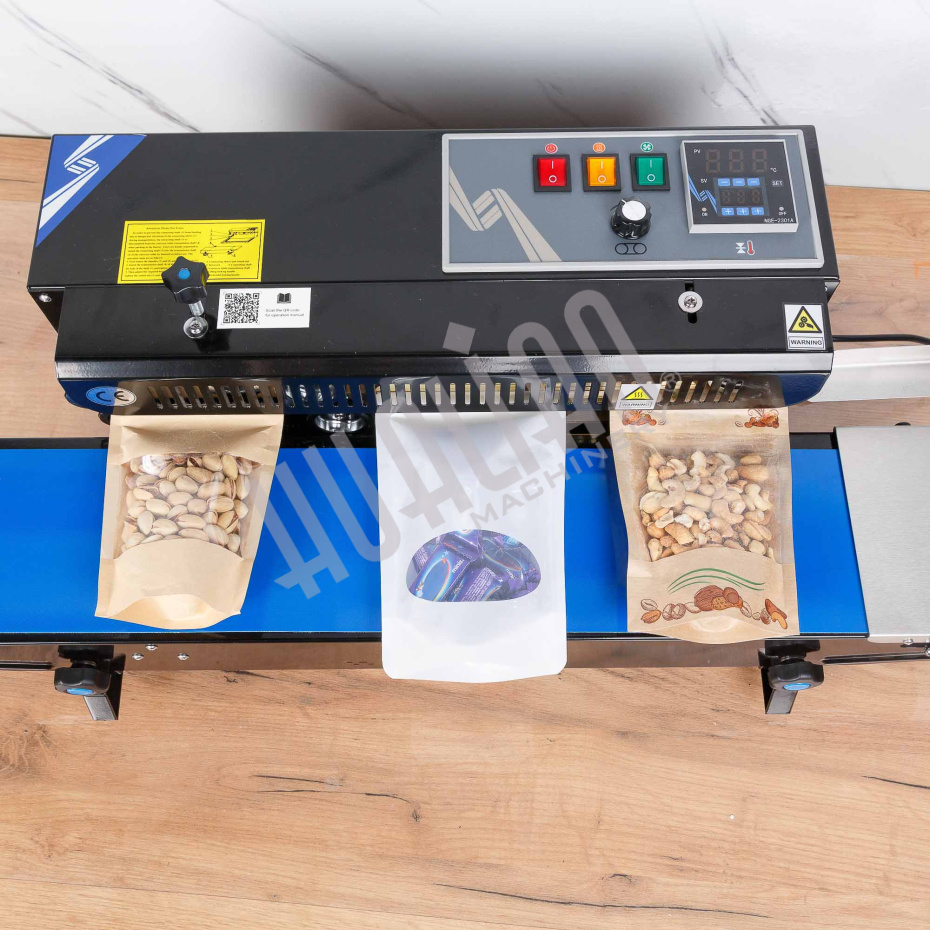 Роликовый (конвейерный) запайщик с правой подачей FRD-750E (горизонт.) Hualian - Купить с доставкой по всей России - 7