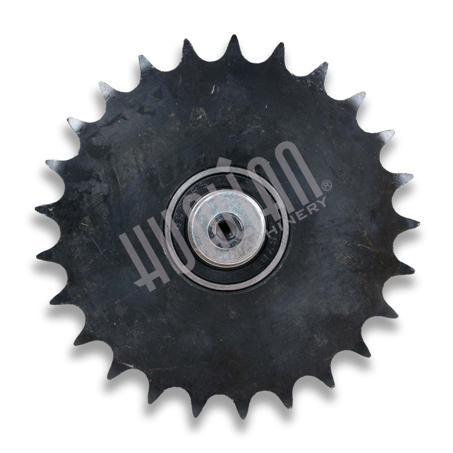 Двойная звездочка привода узла горизонтальной запайки в сборе со стойкой для DXDK-40 Hualian - Купить с доставкой по всей России - 4