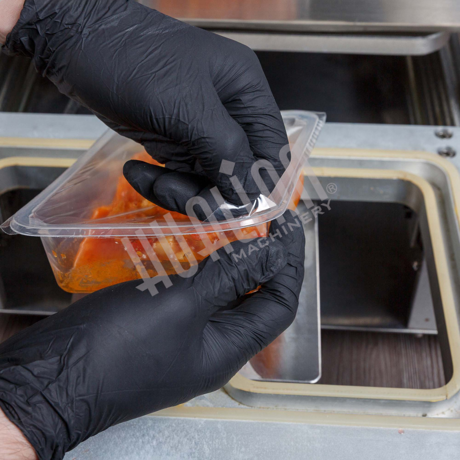 Запайщик лотков HL-95A SS (187х137x63 мм, 2 лотка за цикл)  Hualian - Купить с доставкой по всей России - 9