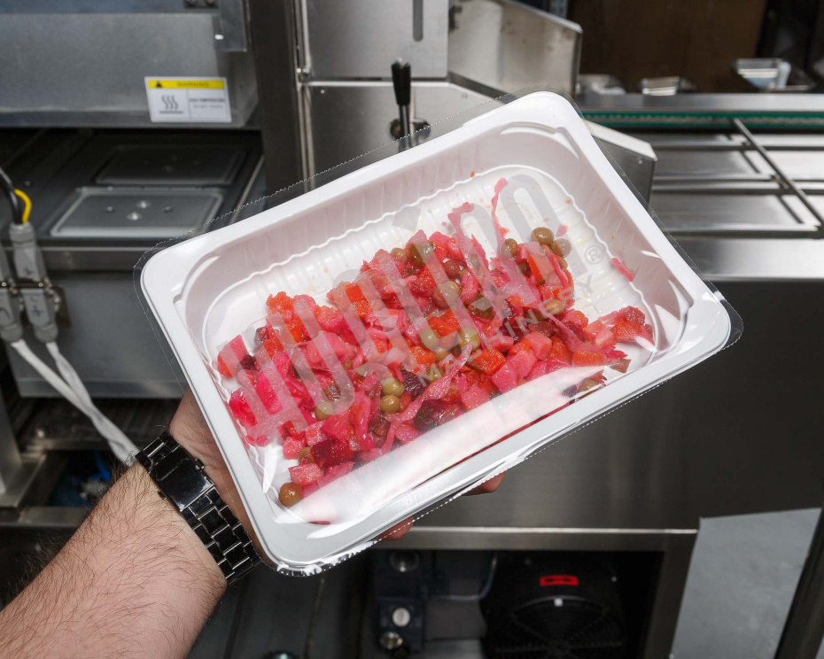  Автоматический запайщик лотков с функцией вакуумной газации HVT-450A/2 V2 (нерж., лоток 210*148) Hualian - Купить с доставкой по всей России - 8