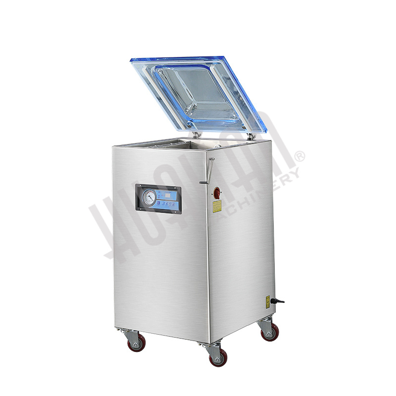 Напольный вакуумный упаковщик HVC-410F/2A-G (нерж., газ)  Hualian - Купить с доставкой по всей России - 2