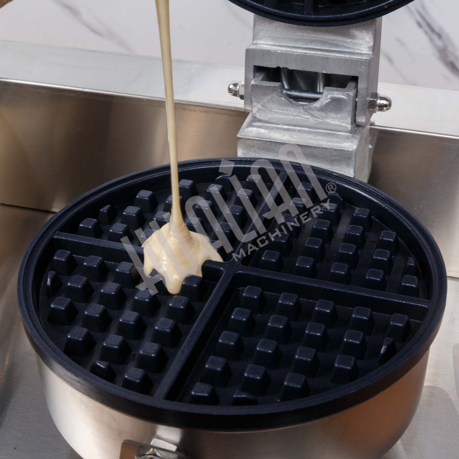 Вафельница для объемных вафель HWB-2 (2 секции, круг) Hualian - Купить с доставкой по всей России - 12