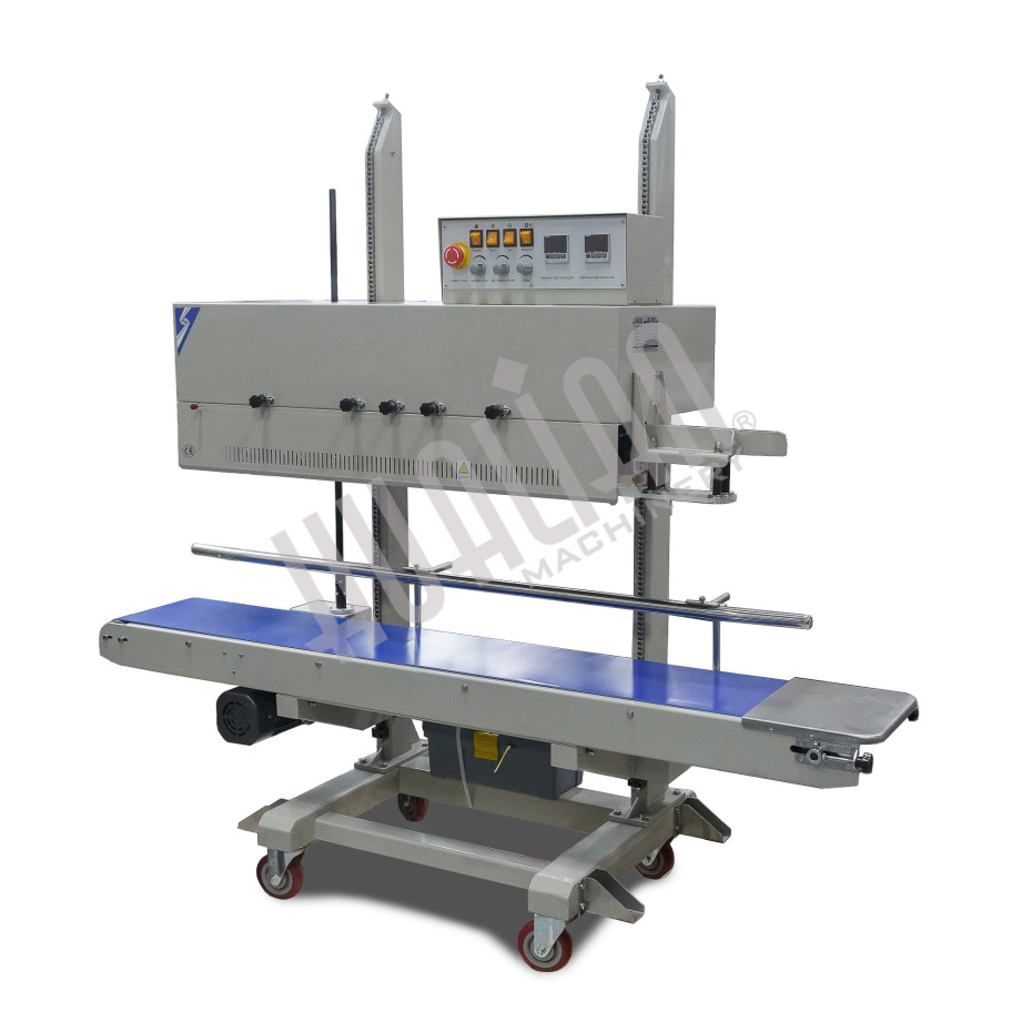 Роликовый конвейерный запайщик FRM-1370LD  (с датером. опция от края 110мм) Hualian - Купить с доставкой по всей России - 7