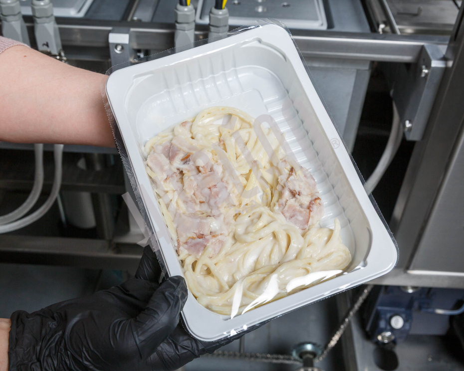  Автоматический запайщик лотков с функцией вакуумной газации HVT-450A/2 V2 (нерж., лоток 210*148) Hualian - Купить с доставкой по всей России - 7