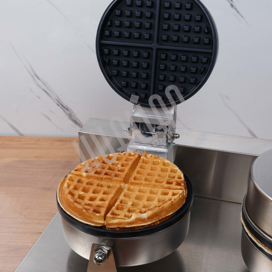 Вафельница для объемных вафель HWB-2 (2 секции, круг) Hualian - Купить с доставкой по всей России - 17