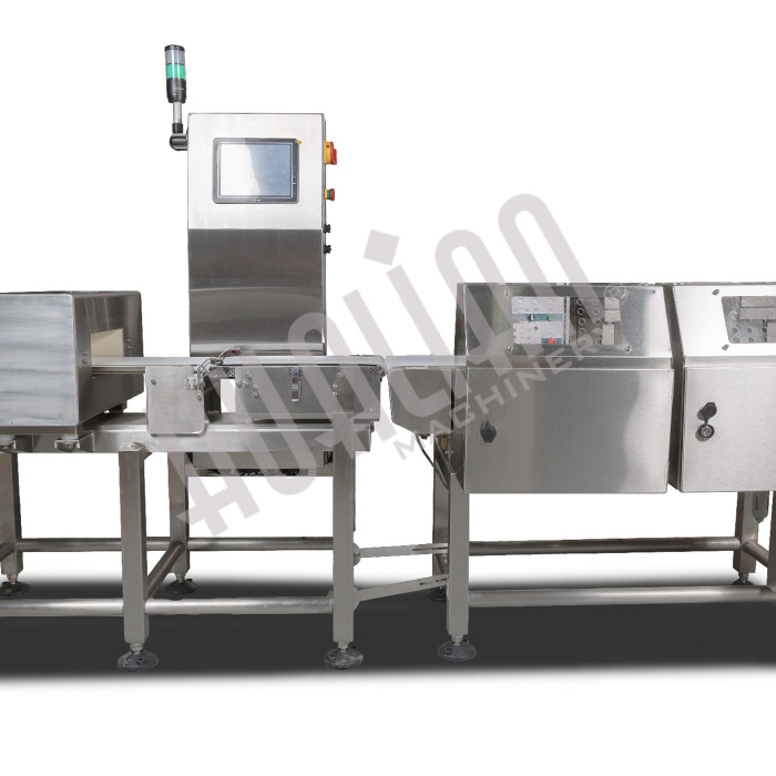 Контрольно-динамические весы IMC-230L-3H (IP65, двойной толкатель, 2 бокса, правая подача) Hualian - Купить с доставкой по всей России