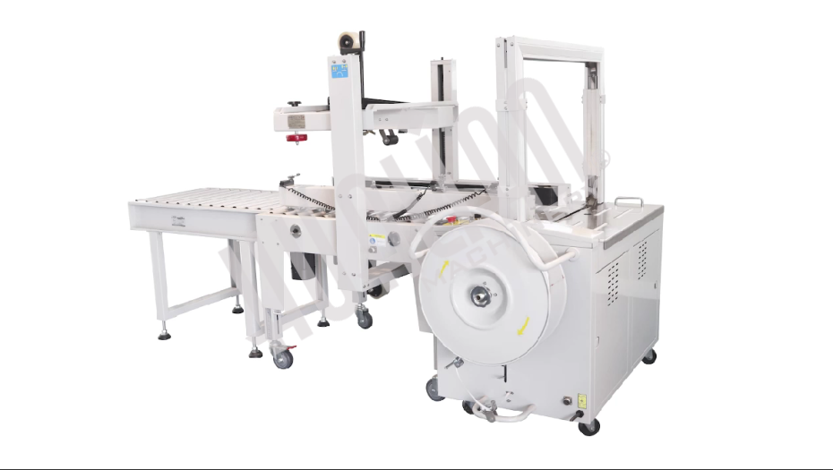 Полуавтоматический заклейщик коробов FXJ-5050L Hualian - Купить с доставкой по всей России - 2