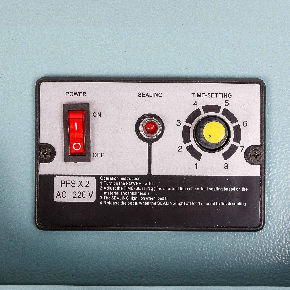 Ножной усиленный запайщик PFS-650*2 Hualian - Купить с доставкой по всей России - 5