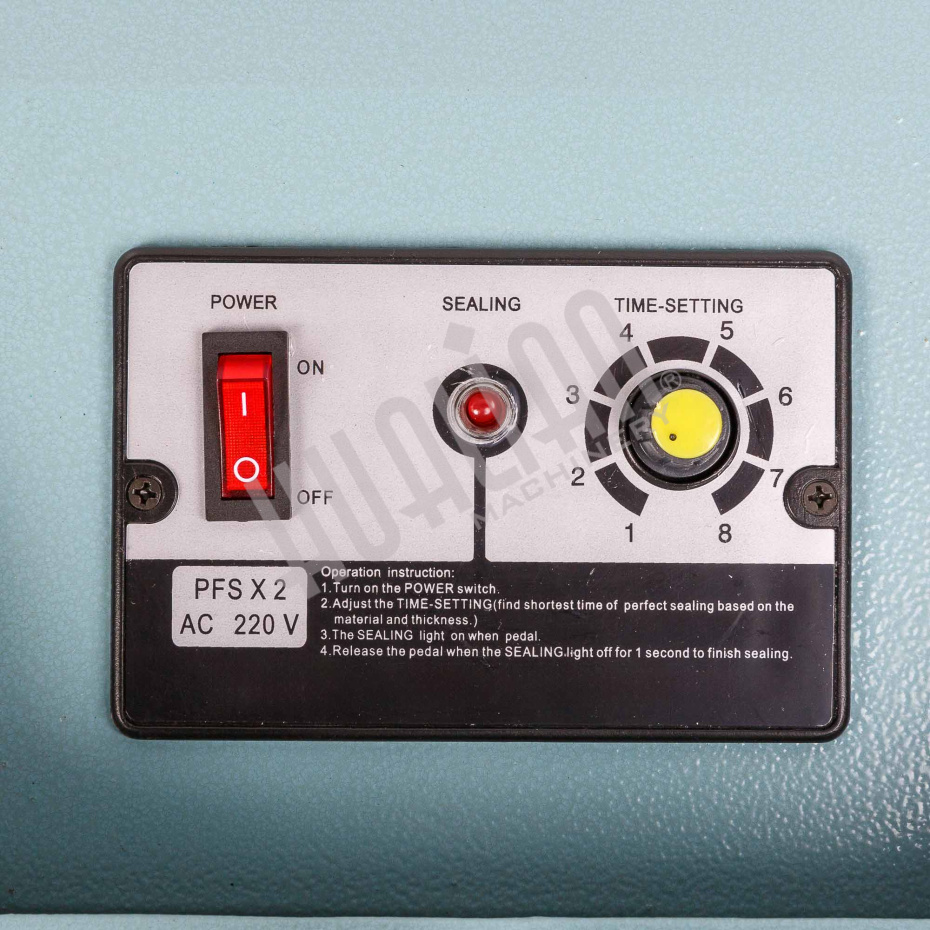 Ножной усиленный запайщик PFS-650*2 Hualian - Купить с доставкой по всей России - 5