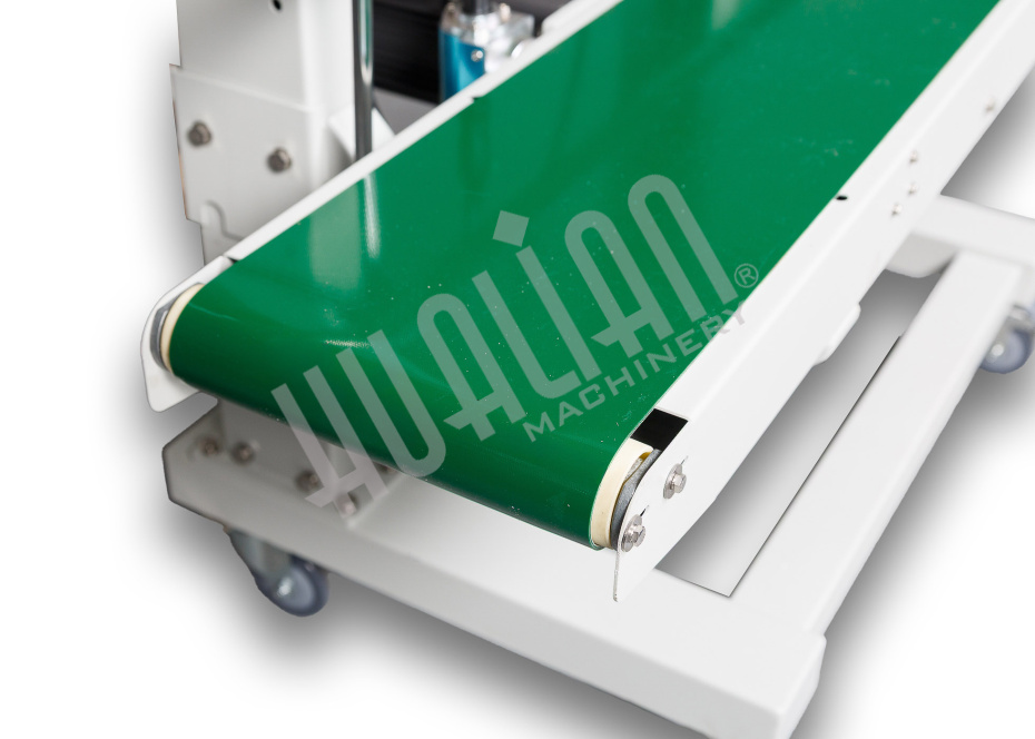 Роликовый (конвейерный) запайщик для тяжелых мешков FRCM-1120L (с датером) Hualian - Купить с доставкой по всей России - 9