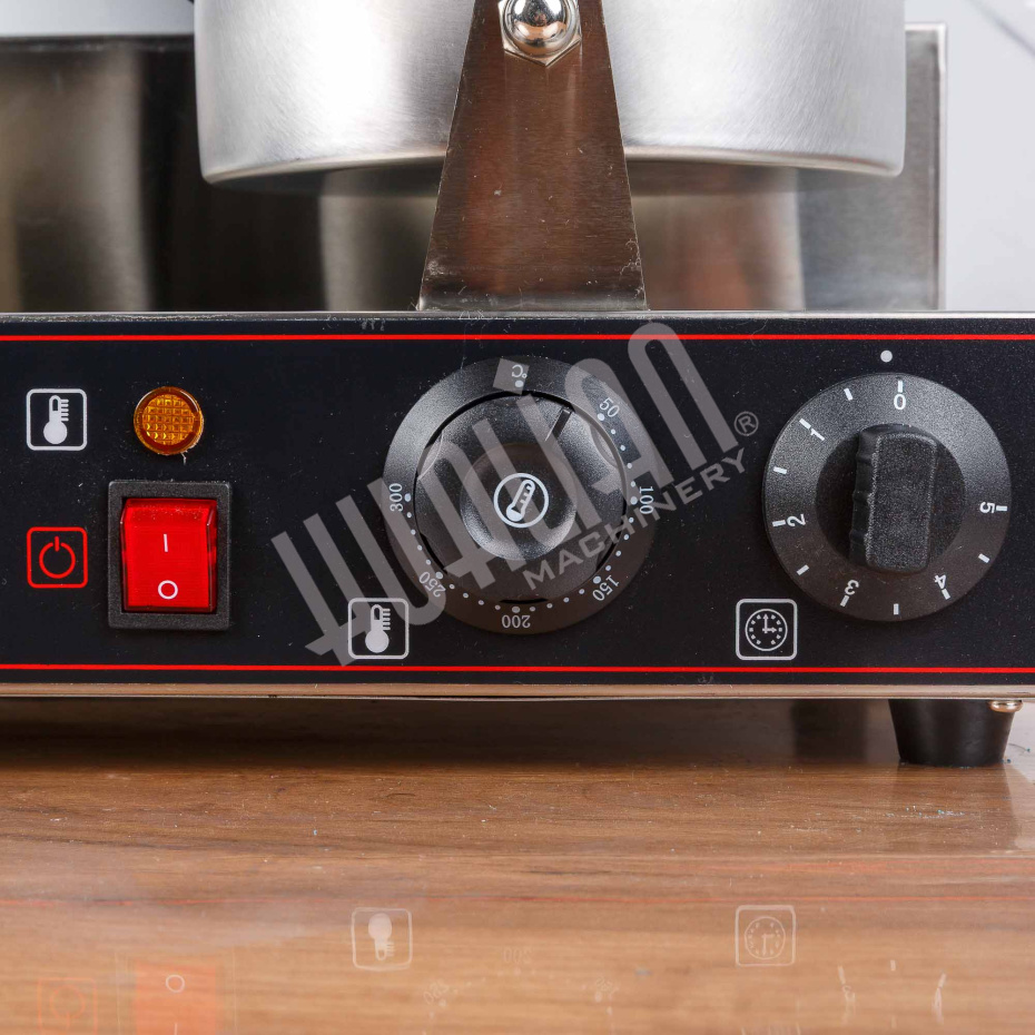 Вафельница для объемных вафель HWB-2 (2 секции, круг) Hualian - Купить с доставкой по всей России - 8