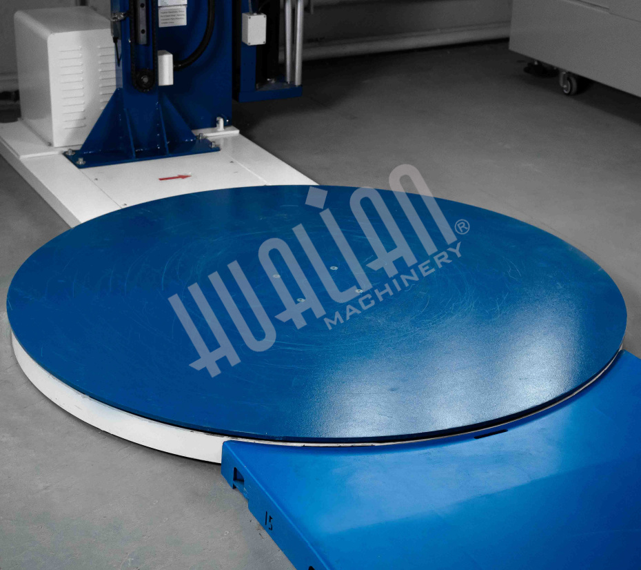 Паллетоупаковщик (с моторизированной кареткой с престрейчем и прижимом) HL-1650P Hualian - Купить с доставкой по всей России - 2