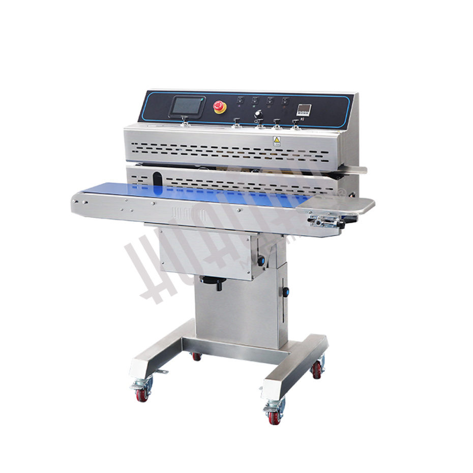 Горизонтальный конвейерный запайщик FRP-1120W (нерж, каплеструйный принтер) Hualian - Купить с доставкой по всей России