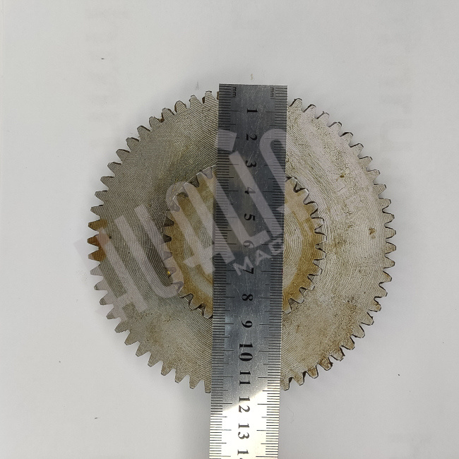 Шестерня двойная привода вала нижнего барабана к JGL (3-5) Hualian - Купить с доставкой по всей России - 3