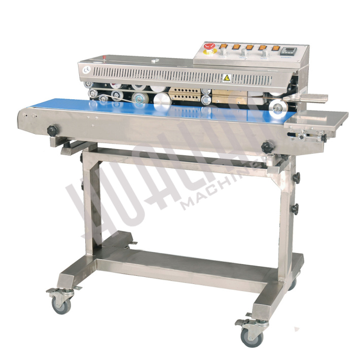 Роликовый конвейерный запайщик FRM-1010III SS (нерж.) Hualian - Купить с доставкой по всей России