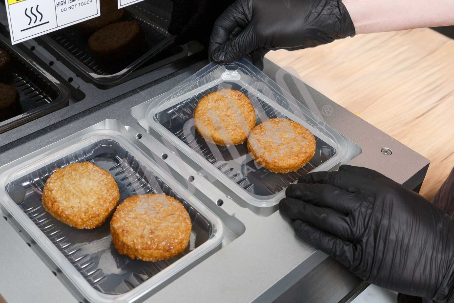 Запайщик лотков с газонаполнением EV-271 (210*148*120 мм, 2 лотка за цикл) Hualian - Купить с доставкой по всей России - 5