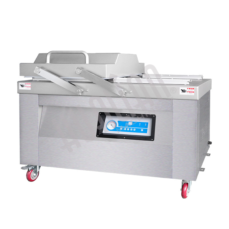 Напольная двухкамерная вакуум-упаковочная машина EV-52 (нерж) Hualian - Купить с доставкой по всей России - 2