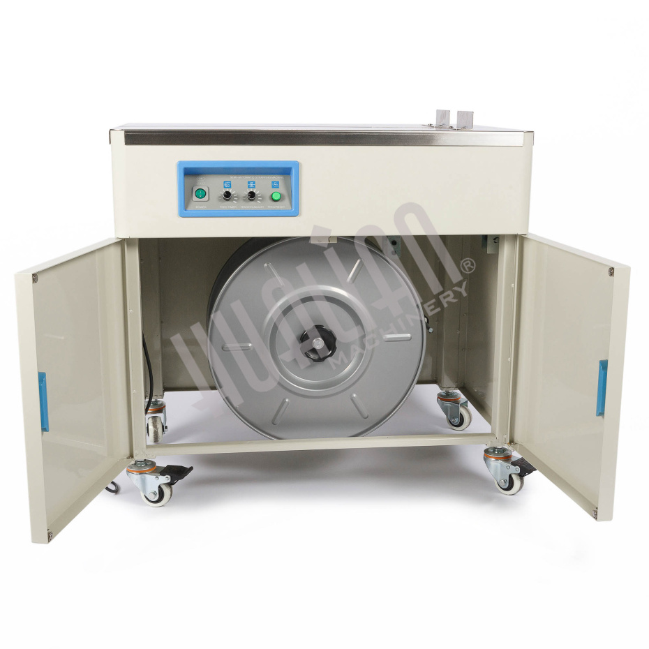 Полуавтоматическая стрейпинг-машина (закрытый стол) KZB-10H Hualian - Купить с доставкой по всей России - 4