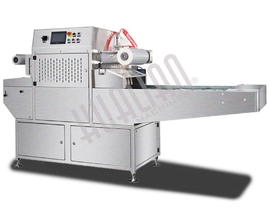 Автоматический запайщик лотков HVT-550A/6 V2 (матрица 187х137, 6 лотков за цикл, газонаполнение, вакуумный насос 100 м3/ч) Hualian - Купить с доставкой по всей России