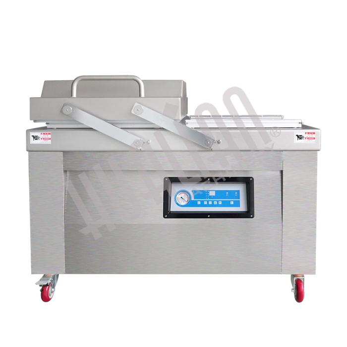 Напольная двухкамерная вакуум-упаковочная машина EV-52 (нерж) Hualian - Купить с доставкой по всей России