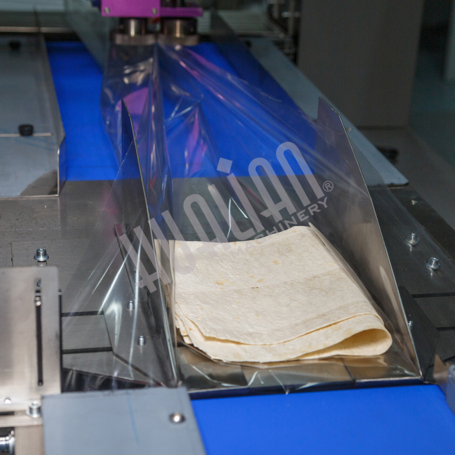 Горизонтальная упаковочная машина DXDZ-600XD (3 серв., H-110 мм, L не огр., W 145-285 мм, HL-1108, круг. отв., подбой, прок. пакета) Hualian - Купить с доставкой по всей России - 4