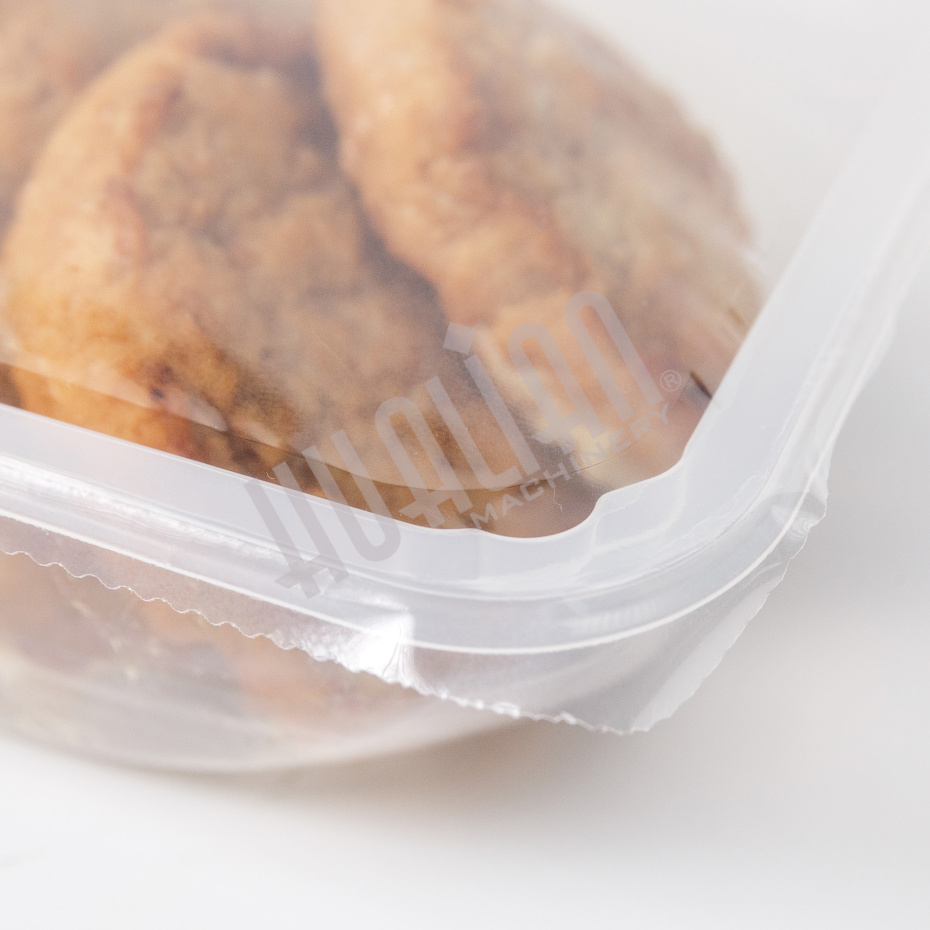 Полуавтоматический запайщик лотков HVT-550M/4 (нерж.) (4 лотка,210*148*(20-100)) Hualian - Купить с доставкой по всей России - 7