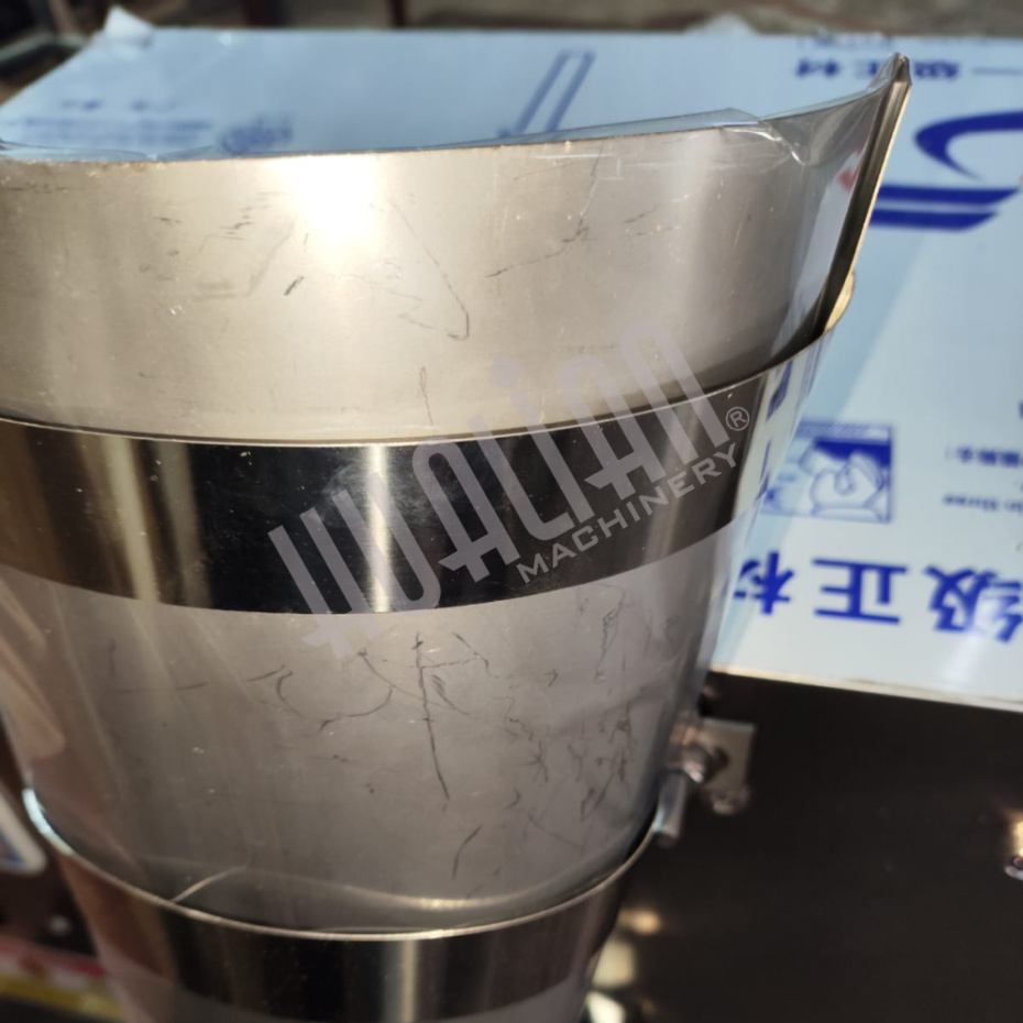 Автоматическая фасовочно-упаковочная машина DXDK-1000 NEW (Выставочный образец) (пакет-подушка,W пленки 300 м Hualian - Купить с доставкой по всей России - 6