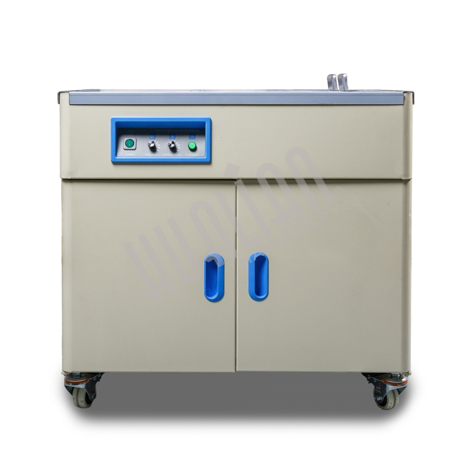 Полуавтоматическая стрейпинг-машина (закрытый стол) KZB-10H Hualian - Купить с доставкой по всей России