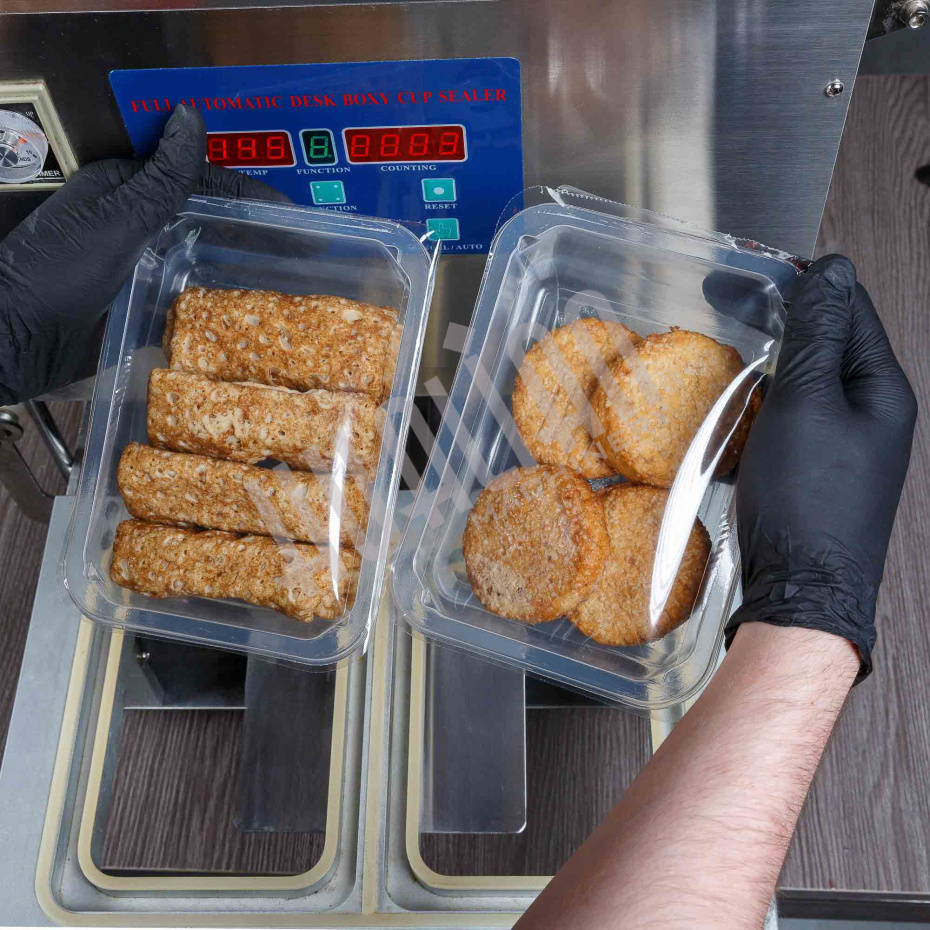 Автоматический запайщик лотков HL-95A (142*92, двойная матрица) Hualian - Купить с доставкой по всей России - 30