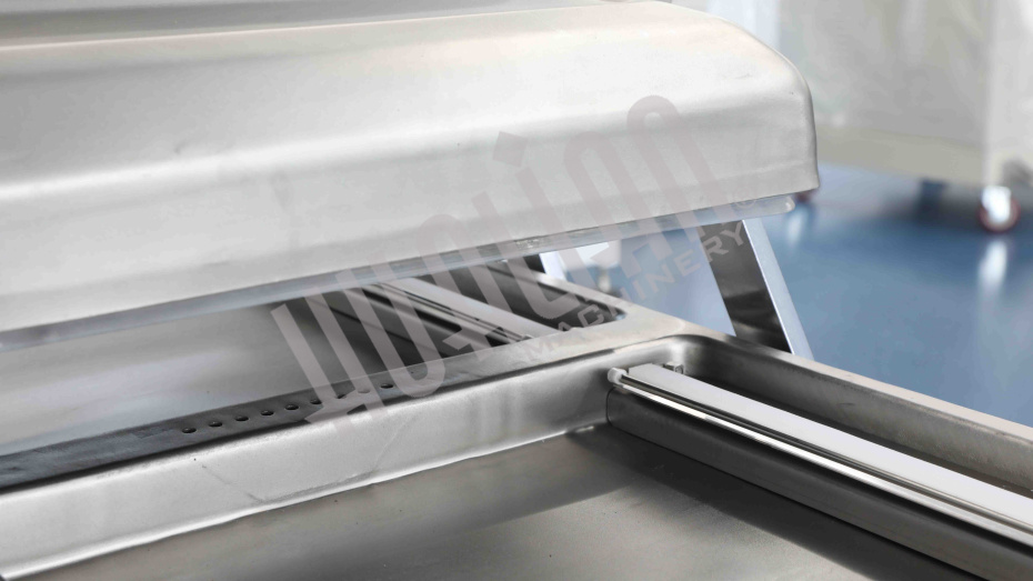 Напольная двухкамерная вакуум-упаковочная машина DZ-400/2SB SS (нерж.) Hualian - Купить с доставкой по всей России - 6