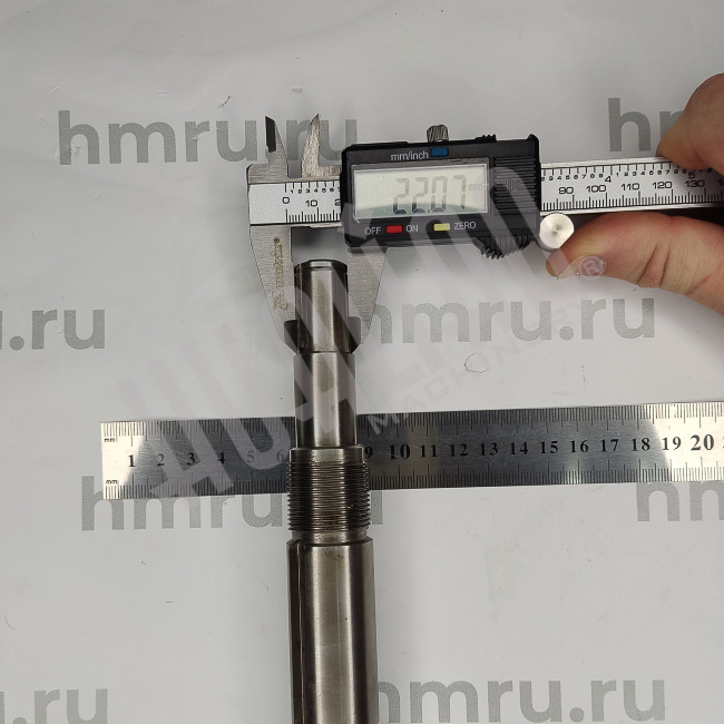 Вал нижнего барабана для JGL (3-17) Hualian - Купить с доставкой по всей России - 6