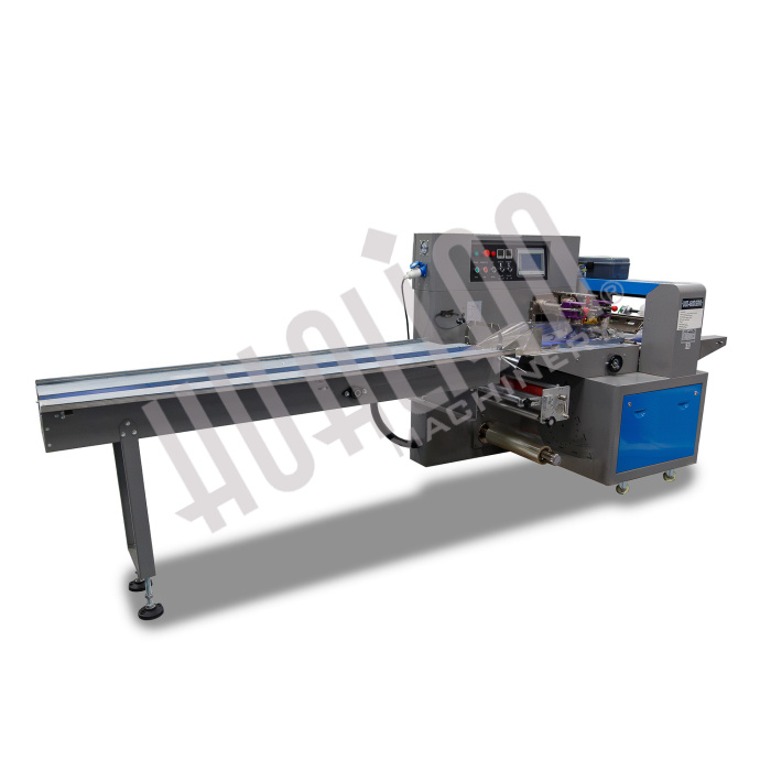 Автоматическая горизонтальная упаковочная машина DXDZ-250D (1 нож, L 120-280, S 250, H - 60 mm) Hualian - Купить с доставкой по всей России